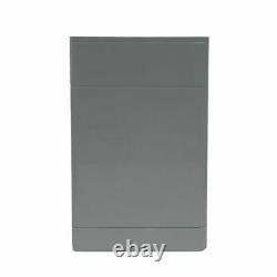 1700mm wall Hung Grey Vanity 2 draw Unit Tall Storage BTW Unit Toilet pan suite
