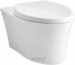 (1) Kohler Veil Wall-Hung Elongated Toilet Bowl, White 6299-0