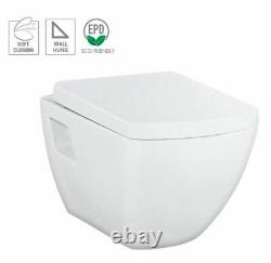 400 Wall Hung Vanity Basin Unit Gloss White Wall Hung Toilet Pan & Cistern Frame