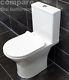 400mm Wall Hung Vanity Unit Basin Sink & Toilet Set Cloakroom En Suite Bathroom