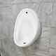 40cm Urinal Bowl Wall Hung White Ceramic