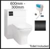 600mm X 300mm Back To Wall Btw Wc Toilet Unit Cistern Toilet