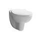 Adley Wall Hung Ceramic Toilet Pan & Soft Close Seat 535mm Balterley