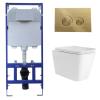 Albi Wall Hung Toilet 1160mm Mechanical Wc Frame & Cistern & Bl Bun/albiwh/91057