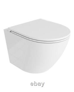 Anas TORNADO FLUSHING rimless wall hung pan & grohe frame concealed cistern