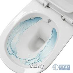 BTW back to wall toilet WC soft close seat hung toilet rimless bidet function