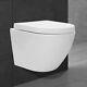 Back To Wall Btw Ceramic Toilet Pan Wall Hanging Toilet Soft Close Toilet Seat