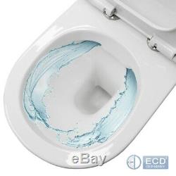 Back to wall toilet with soft close seat modern wal hanging design WC bathroom