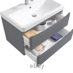 Bathroom Basin Sink Vanity Unit Storage Tall Cabinet Furniture Left Right Toilet