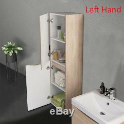 Bathroom Cabinet Basin Sink Vanity Unit Left Right Tall Storage Furniture Toilet