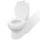 Bathroom Ceramic Modern Soft Close Seat Wc Pan Close Coupled Toilet Black/white