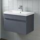 Bathroom Furniture Basin Vanity Toilet Wc Unit Tall Cabinet Gloss Grey Modern