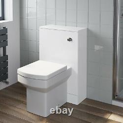 Bathroom Furniture Basin Vanity Toilet WC Unit Tall Wall Cabinet White Gloss
