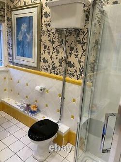 Bathroom Suite Herotage Freestanding Bath Wall Hung Cistern Toilet