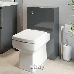 Bathroom Vanity Unit Basin Storage Cabinet Toilet WC Soft Close Furniture Sets