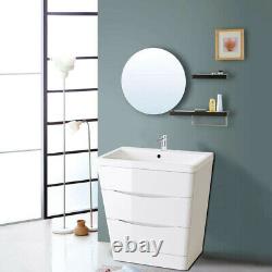 Bathroom Vanity Unit Cabinet Furniture Toilet Basin Sink Wall Hung Storage