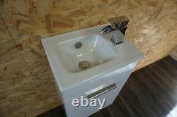 Bathroom WC Closed Couple Toilet Wall Hung Cloakroom Basin Sink Suite Mirror