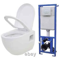 Bathroom Wall-hung Toilet WC Set Frame Adjustable / Concealed Cistern Home UK
