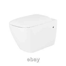 Bathstore Cedar Wall Hung Toilet Toilet Seat Included