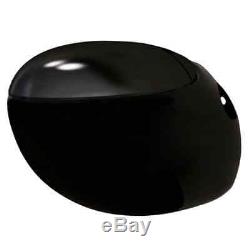 Black Wall Hung Toilet Egg-shaped Concealed Cistern Bathroom Toilet Furniture