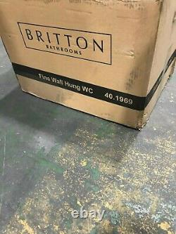 Britton Fine Wall Hung Toilet & Soft Close Seat