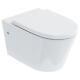 Britton Sphere Rimless Wall Hung Toilet 520mm Projection Soft Close Seat
