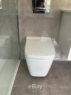 Burgbad Wall Hung Wc To Include Soft Close Seat (white)