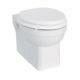 Burlington Wall Hung Toilet Pan In White, Traditional Design, P10