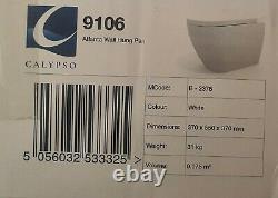 Calypso 9106 Atlanta Wall Hung Toilet Pan White Brand New RRP £250