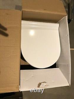 Catalano New Zone Compact Wall Hung Toilet Pan & Soft Close Toilet Seat White