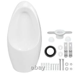 Ceramic Urinal Wall Mounted Flush Funnel Toilet Bathroom Wall-Hung Urinal