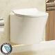 Cesar Wall Hung Rimless Toilet & Seat, Square Button Concealed Wc Cistern Frame