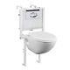 Cheap Wall Hung Toilet White And In-wall Fixing Frame Ceramic Bathroom Modern