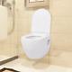 Close Coupled Bathroom Wall Hung Toilet Wc White Ceramic Soft Close Seat Pan