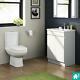 Compact Wall Hung Vanity Unit With Basin & Close Coupled Toilet Tap & Waste
