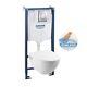 Complete Wall-hung Toilet Set Grohe Solido Rimless (39186rimless)