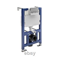 Concealed Cistern 820mm Wall Hung Toilet Frame with Pneumat BUN/BeBa 28669/87021