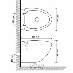 Concealed Wall Hung Toilet WC Adjustable Frame & Cistern with Toilet Egg Design