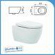 Concealed Wall Hung Toilet Wc Adjustable Frame & Cistern With Toilet Option