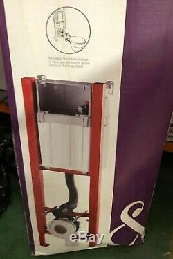 Cooke and Lewis Spinel Concealed Wall Hung Toilet Frame WC unused
