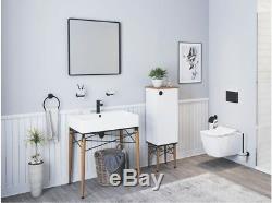 Creavit EG321 Wall Hung Mounted Toilet Pan square Rimless wc soft seat