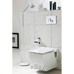 Creavit Trend Square Wall Hung Mounted Combined Bidet Toilet Pan wc soft seat