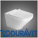 Duravit Durastyle Square Rimless Wall Hung Toilet Wc With Soft Closing Seat 2in1