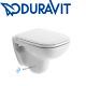 Duravit D-code 48cm Compact Wc Wall Hung Toilet Pan With Soft Seat 2in1 Set