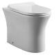 Delphi Fluid Comfort Height Back To Wall Rimless Toilet 485mm Projection Soft