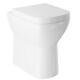 Delphi Versa Comfort Height Back To Wall Rimless Toilet 480mm Projection Soft