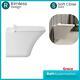 Designer Rimless Wall Hung Pan & Soft Close Seat Modern Stylish