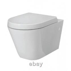 Duchy Ivy Rimless Wall Hung Toilet Soft Close Seat