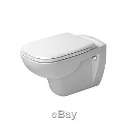 Duravit D-code wall mounted Toilet including soft close seat 253509