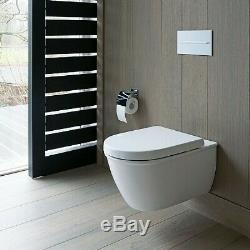 Duravit Darling New Compact Wall-Mounted Panwc toilet pan + seat 254909